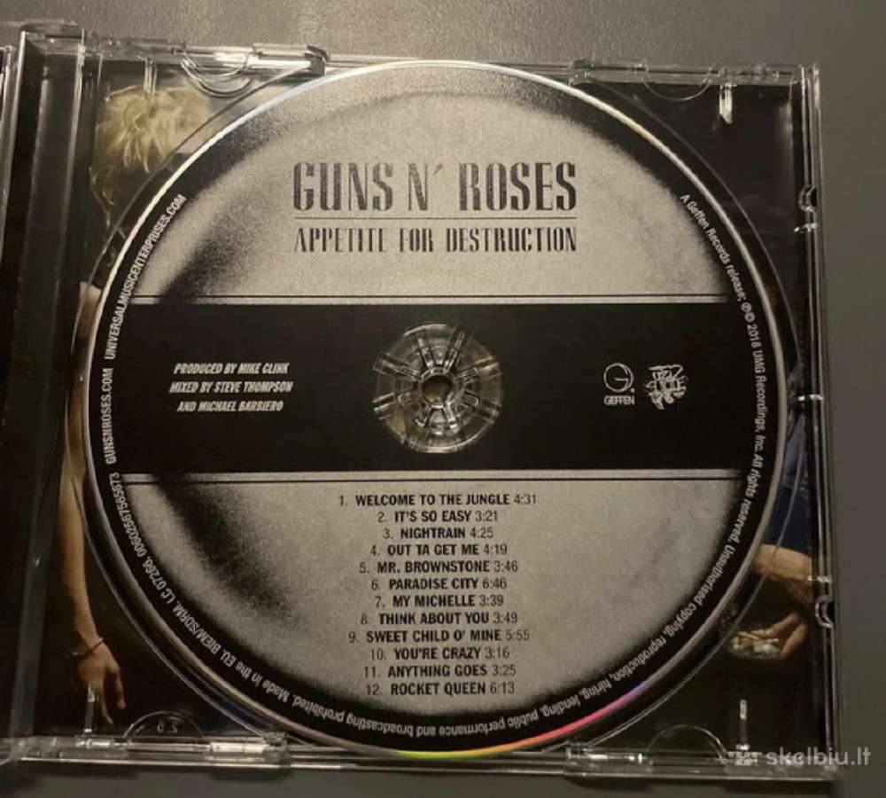 Guns N Roses Appetite for destruction CD - nuotraukos Nr. 3