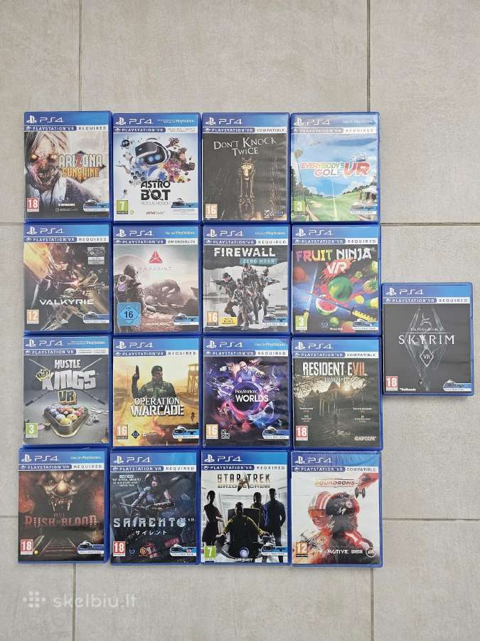 Playstation 4 Ps4 Vr Orginalus Zaidimai