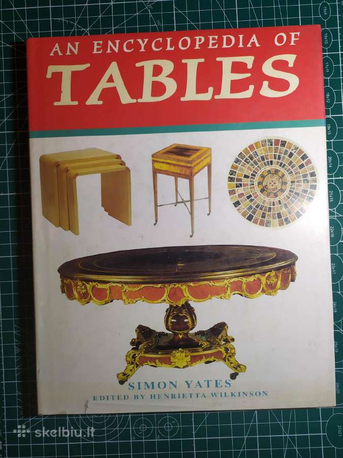 Parduodama knyga „An Encyclopedia of Tables“