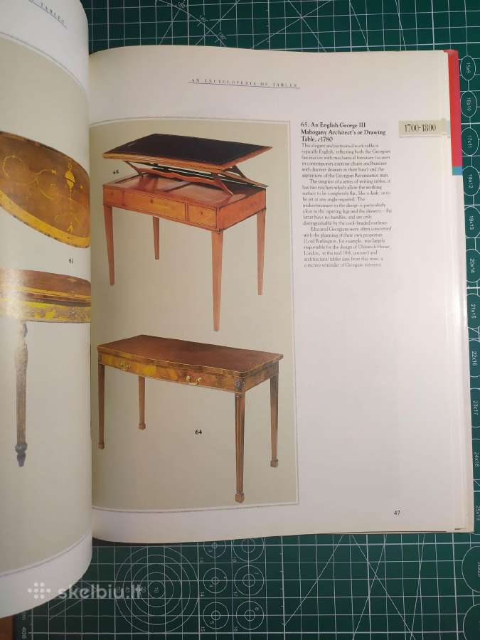 Parduodama knyga „An Encyclopedia of Tables“ - nuotraukos Nr. 6