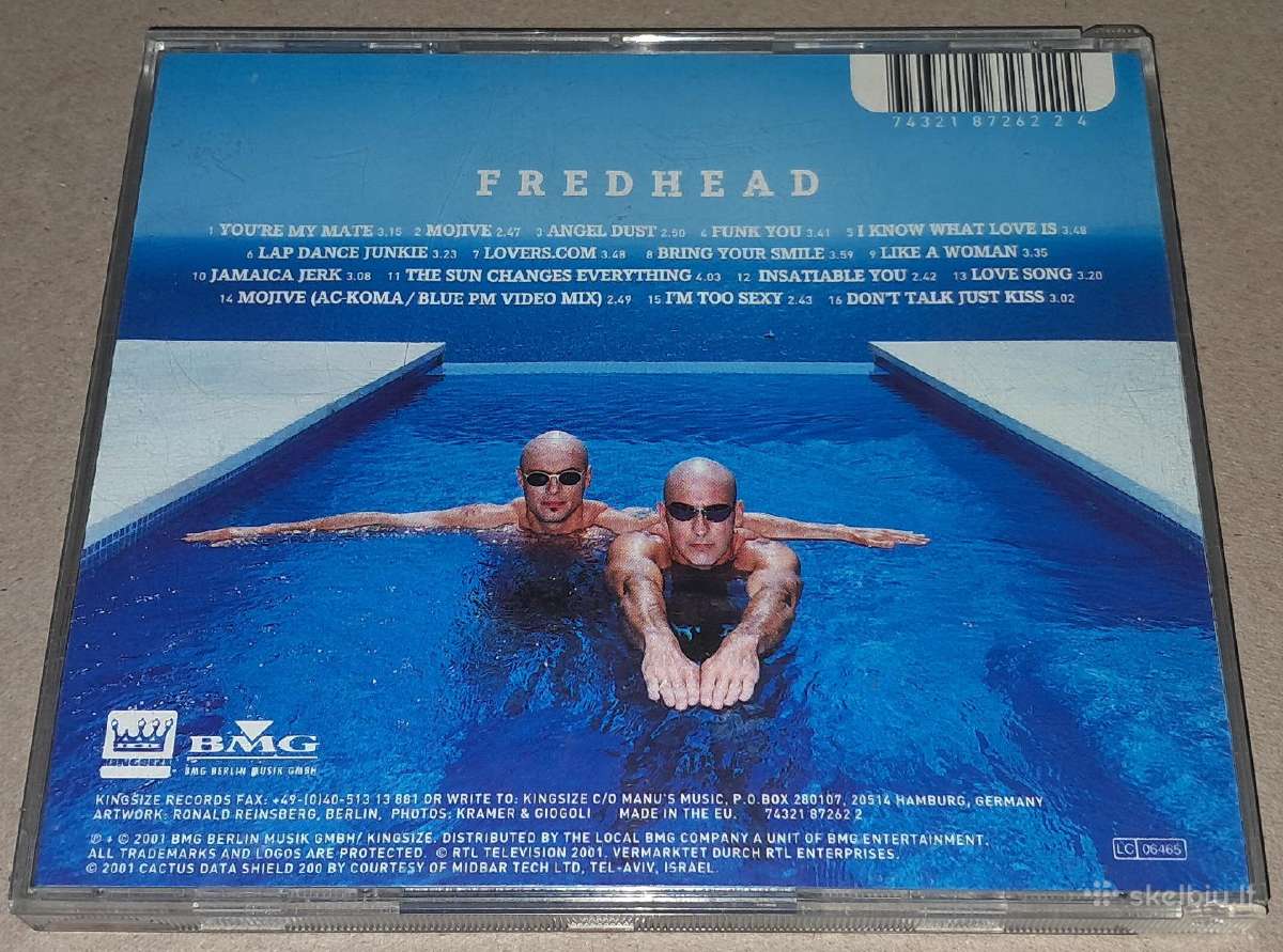 Right Said Fred – Fredhead (Audio CD) - nuotraukos Nr. 2