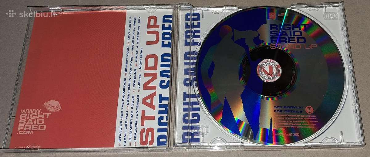 Right Said Fred – Stand Up (Audio CD) - nuotraukos Nr. 3