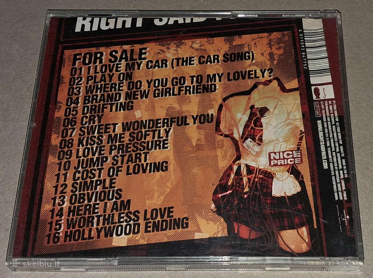 Right Said Fred – For Sale (Audio CD) - nuotraukos Nr. 2
