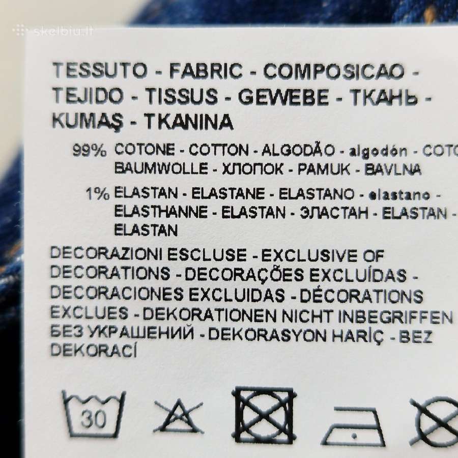 Armani Exchange džinsai W28s dydžio - nuotraukos Nr. 16