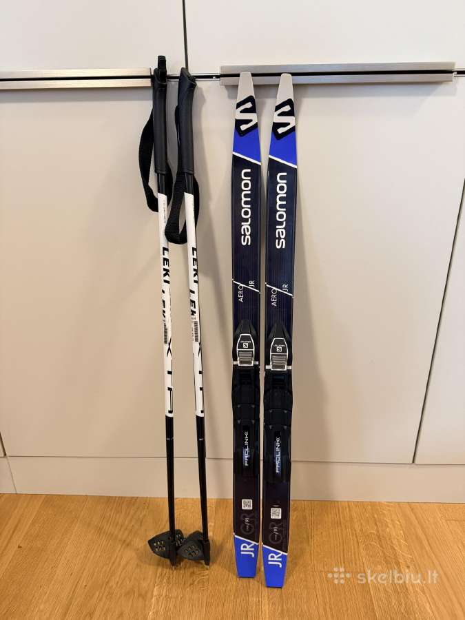 Solomon lygumų slidės 91 +Leki lazdos 90 cm