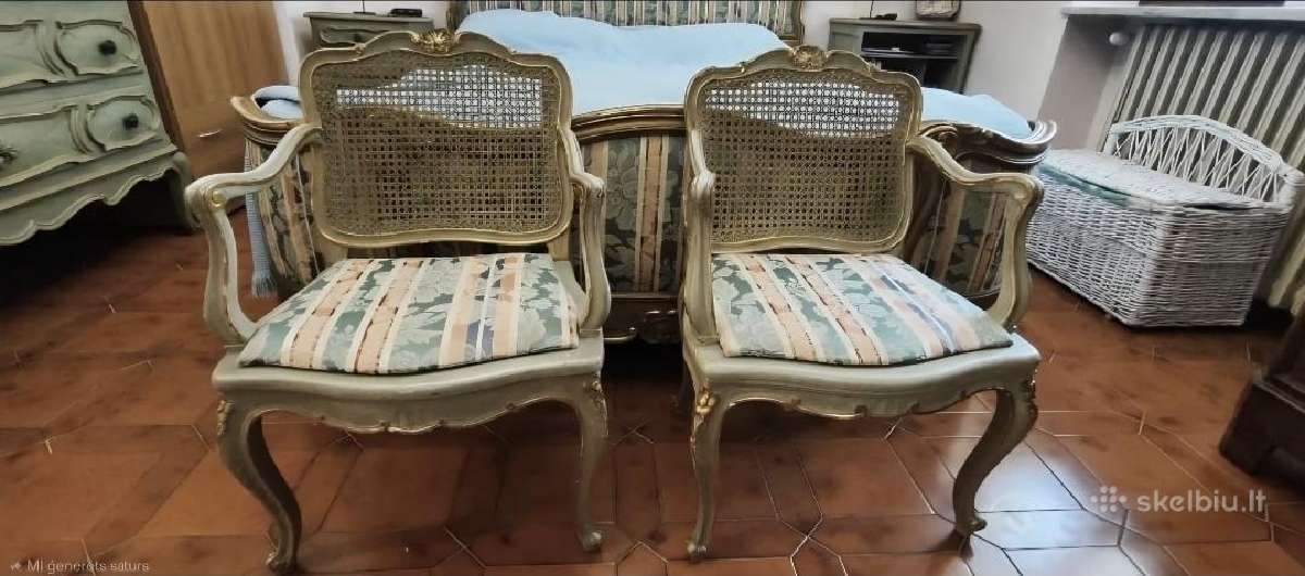 Louis XV stile komplektas - nuotraukos Nr. 7