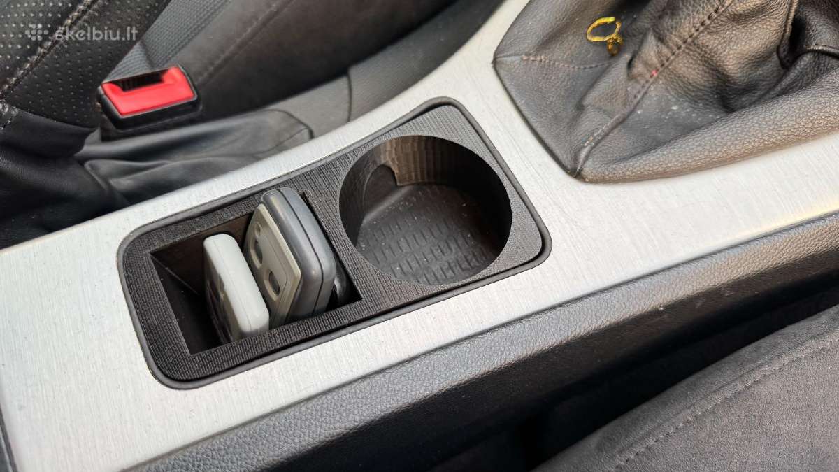 E90 Puodeliu laikiklis cup holder su pridegėju - nuotraukos Nr. 3