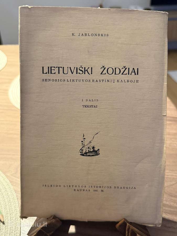 Lietuviški žodžiai senosios Lietuvos kalboje 1941