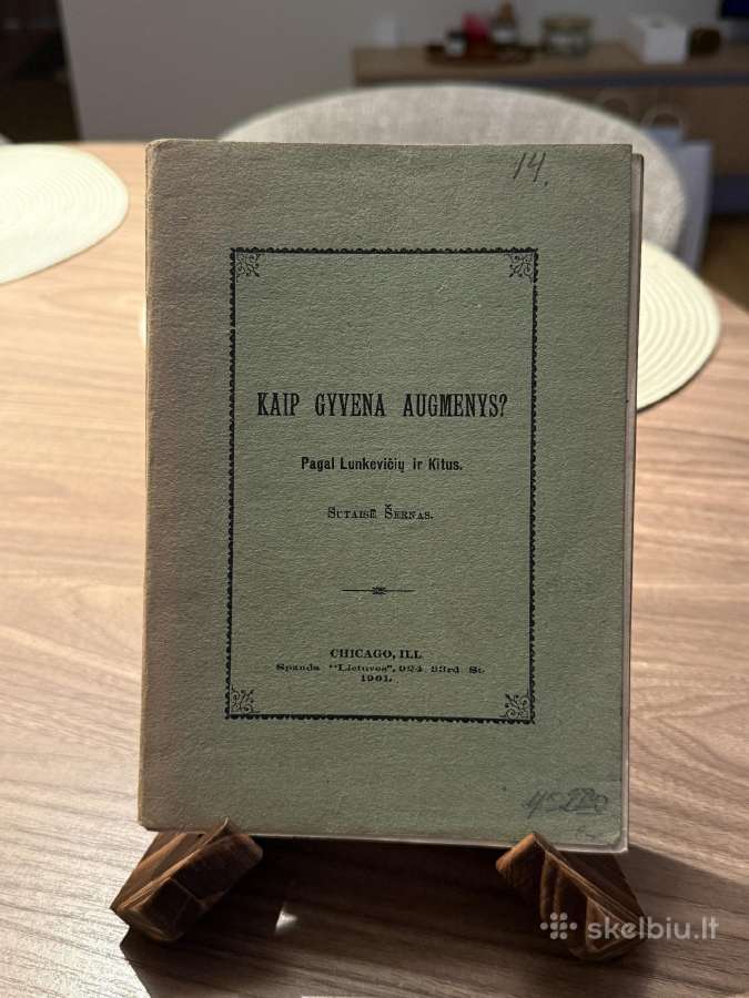 Kaip gyvena augmenys? 1901 m.