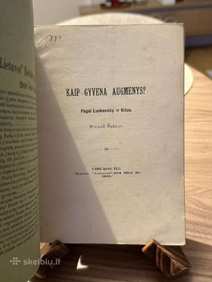 Kaip gyvena augmenys? 1901 m. - nuotraukos Nr. 2