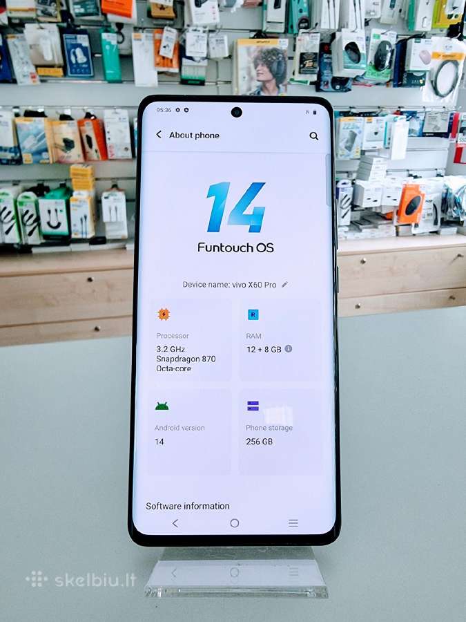 Naudotas flagmanas - Vivo X60 Pro 12+8/256gb