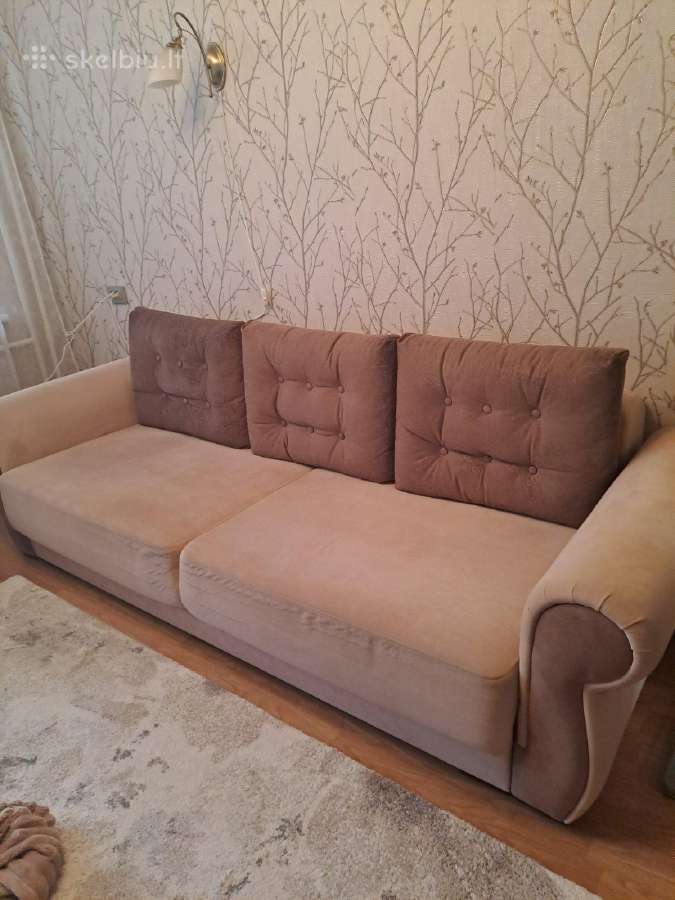 Sofa ilgis 2,55 m.plotis 1,0 m
