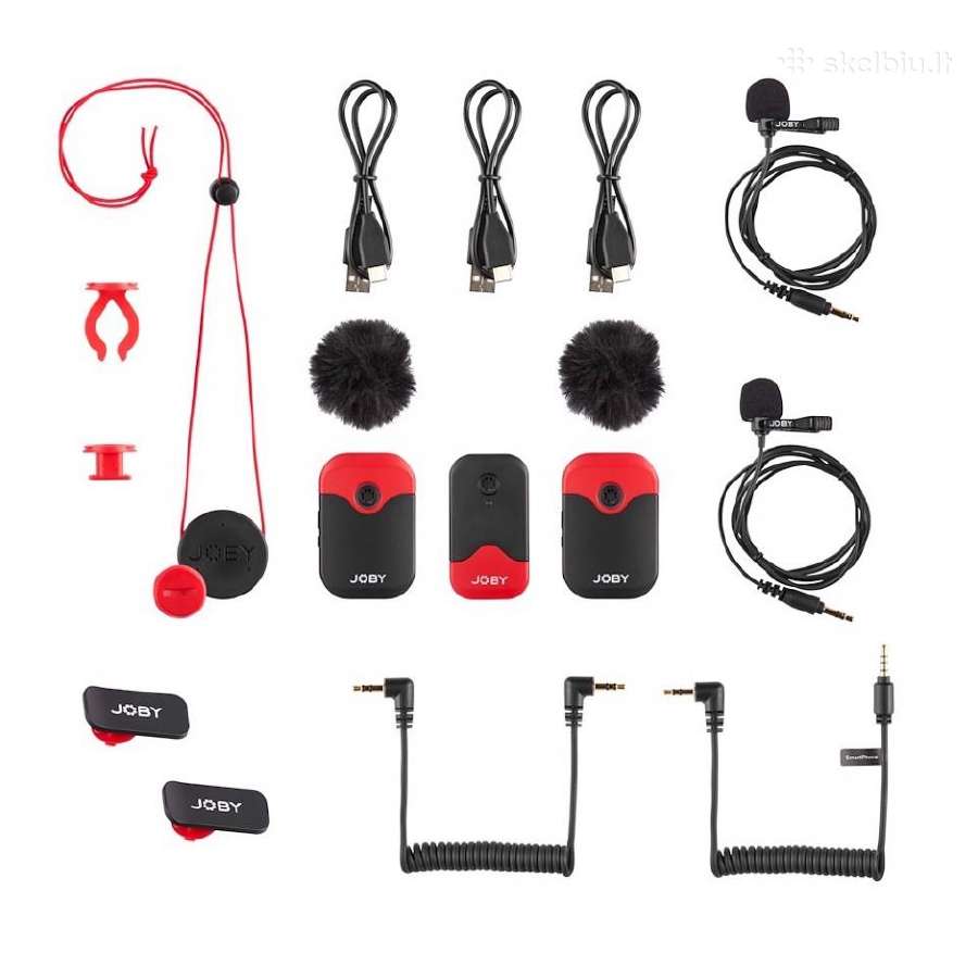 Joby Wavo Air Jb01737-bww mikrofonai su priedais