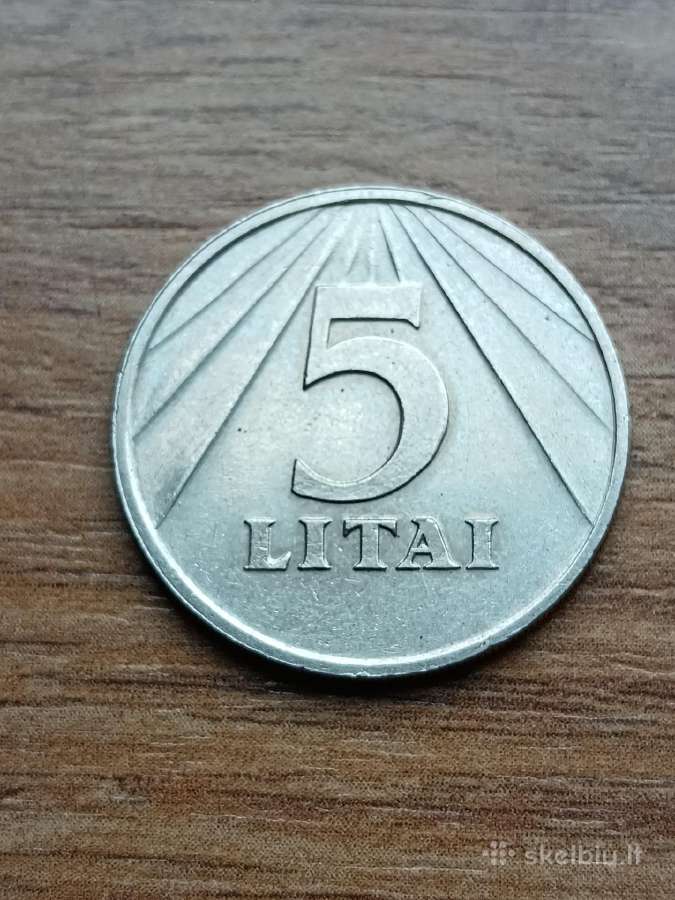 1991 m. 5 litai