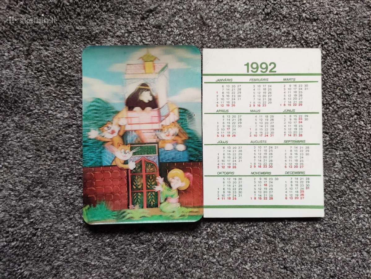 Stereo kalendoriukai (1972 -2013m.) - nuotraukos Nr. 34