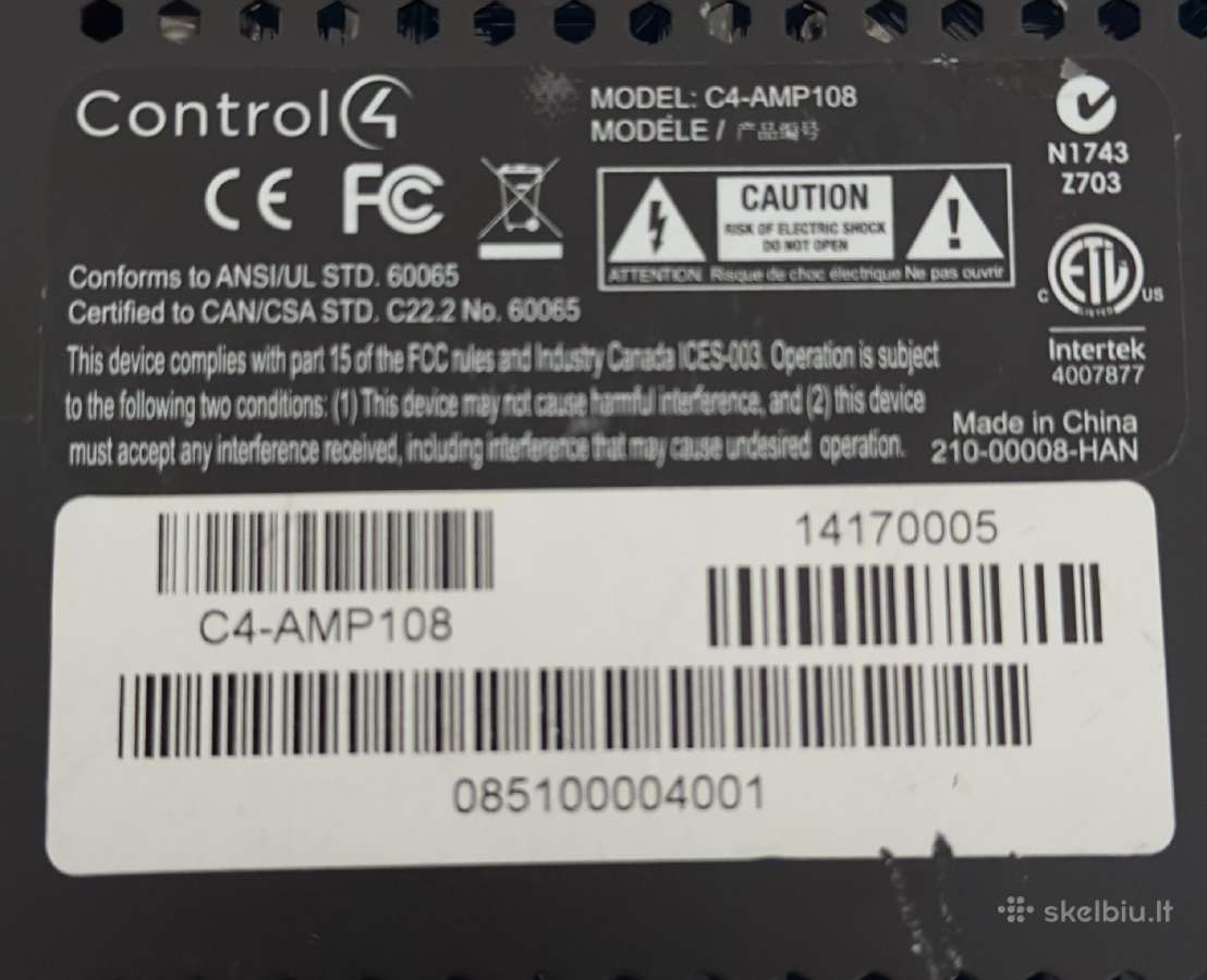 Control c4 preamp + amp - nuotraukos Nr. 3