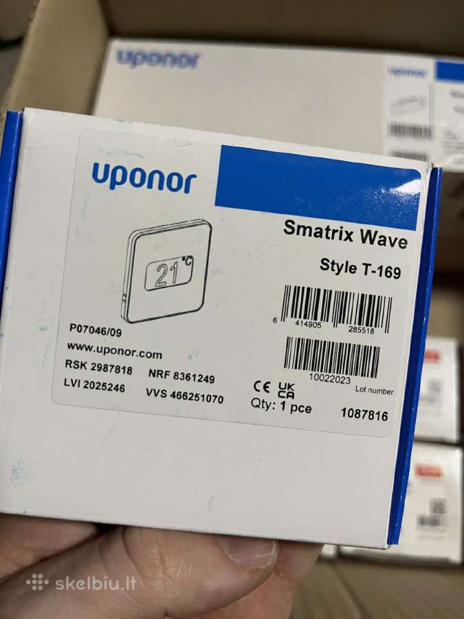 Grindų valdiklis Uponor Pulse x-265 + R-208 6x