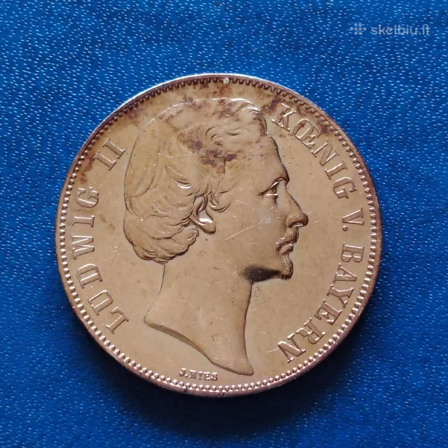 Bavarija 1 taleris 1871
