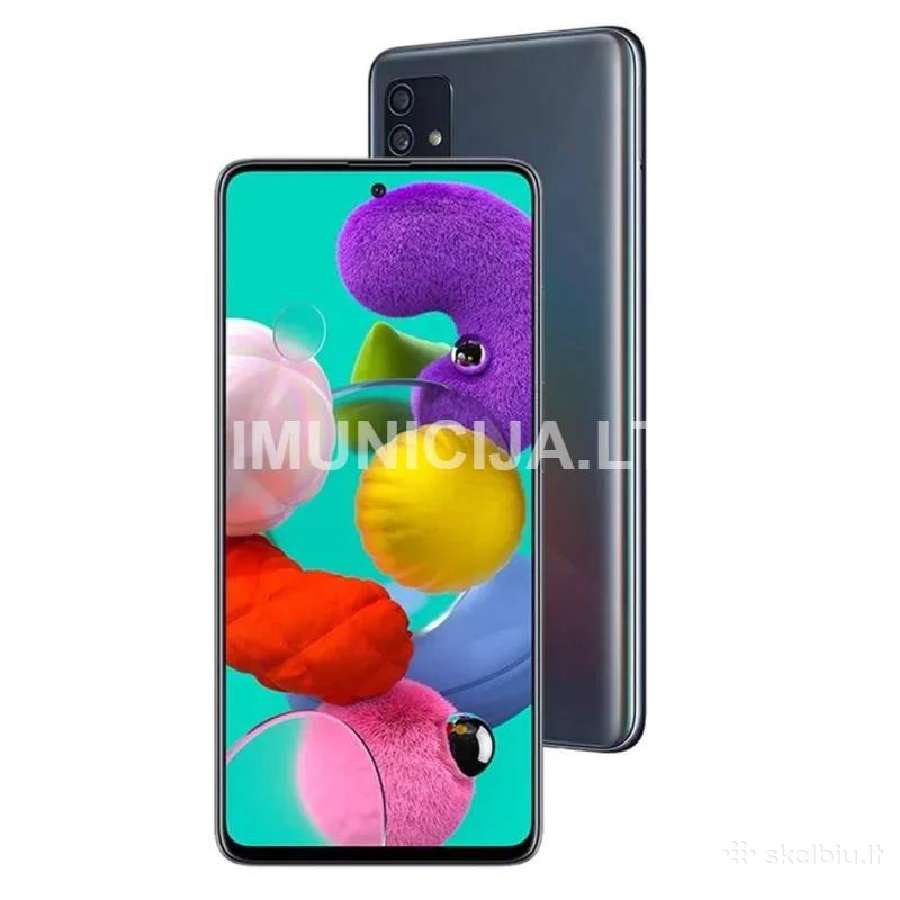Samsung Galaxy A51 + 3 mėn. garantija