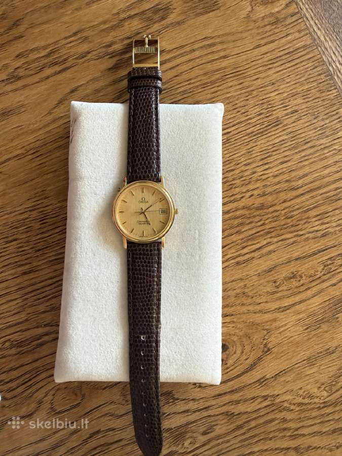 Omega semester quartz 33 gold plated - nuotraukos Nr. 4