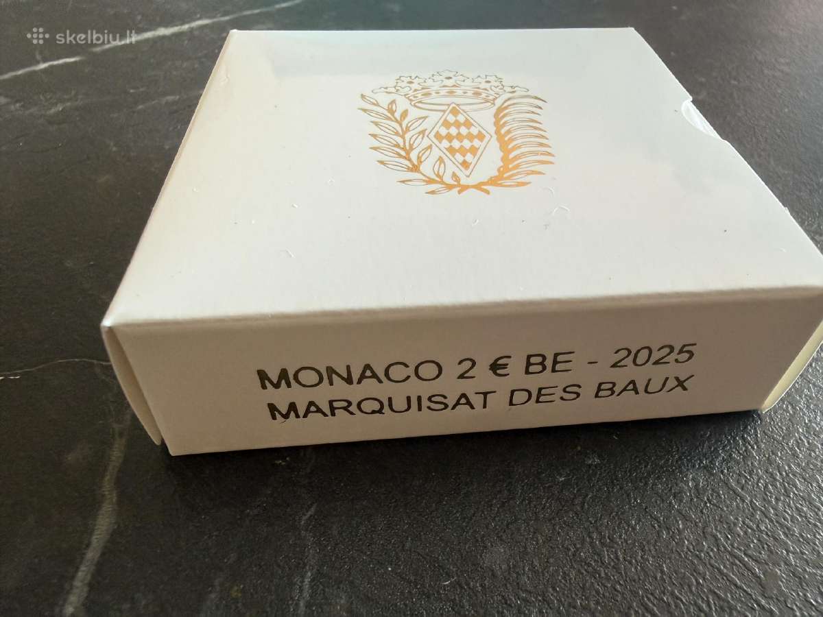 Monako 2 € 2025 „Marquisat des Baux“ Proof - nuotraukos Nr. 3