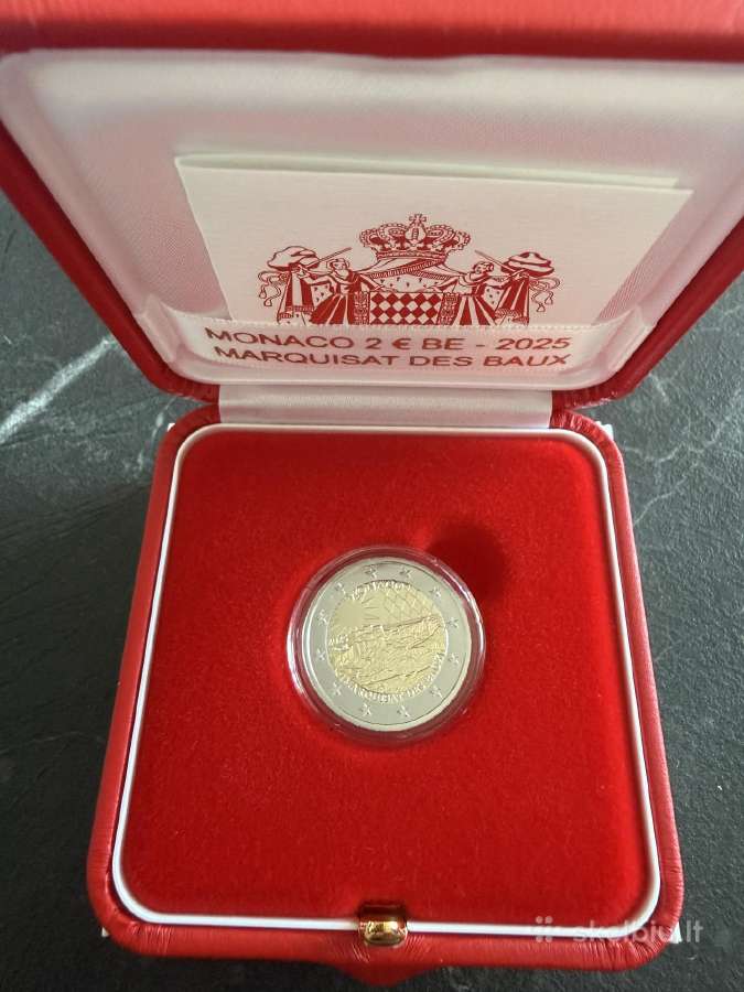 Monako 2 € 2025 „Marquisat des Baux“ Proof
