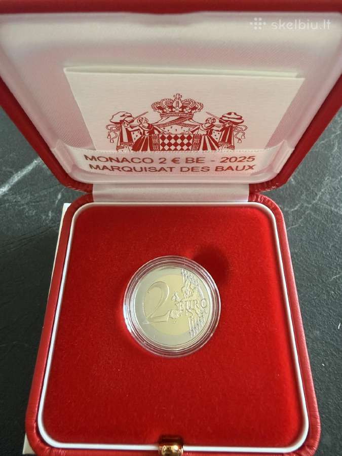 Monako 2 € 2025 „Marquisat des Baux“ Proof - nuotraukos Nr. 2