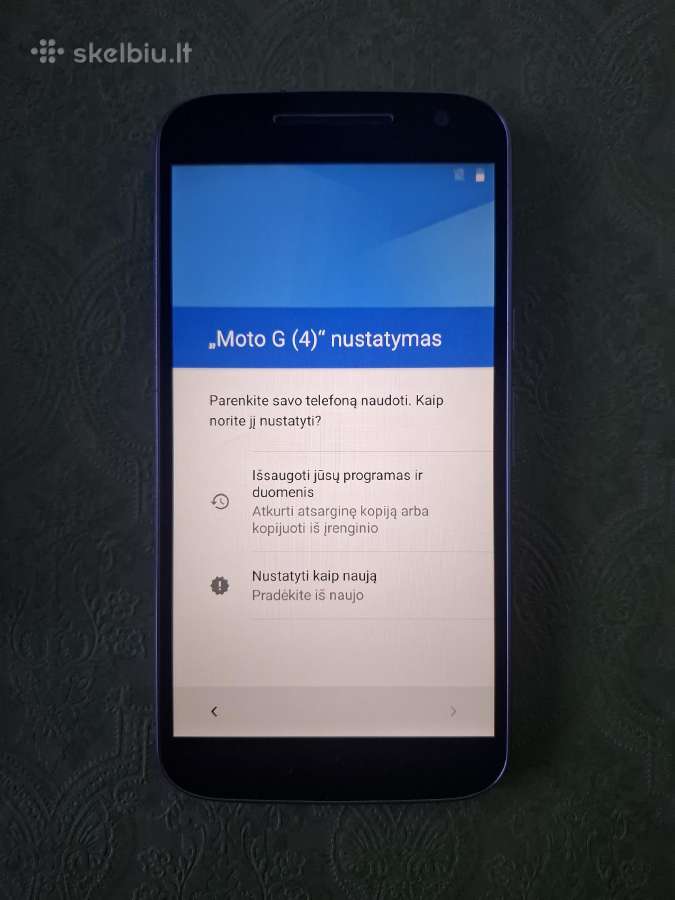 Parduodamas tvarkingas Motorola Moto G4