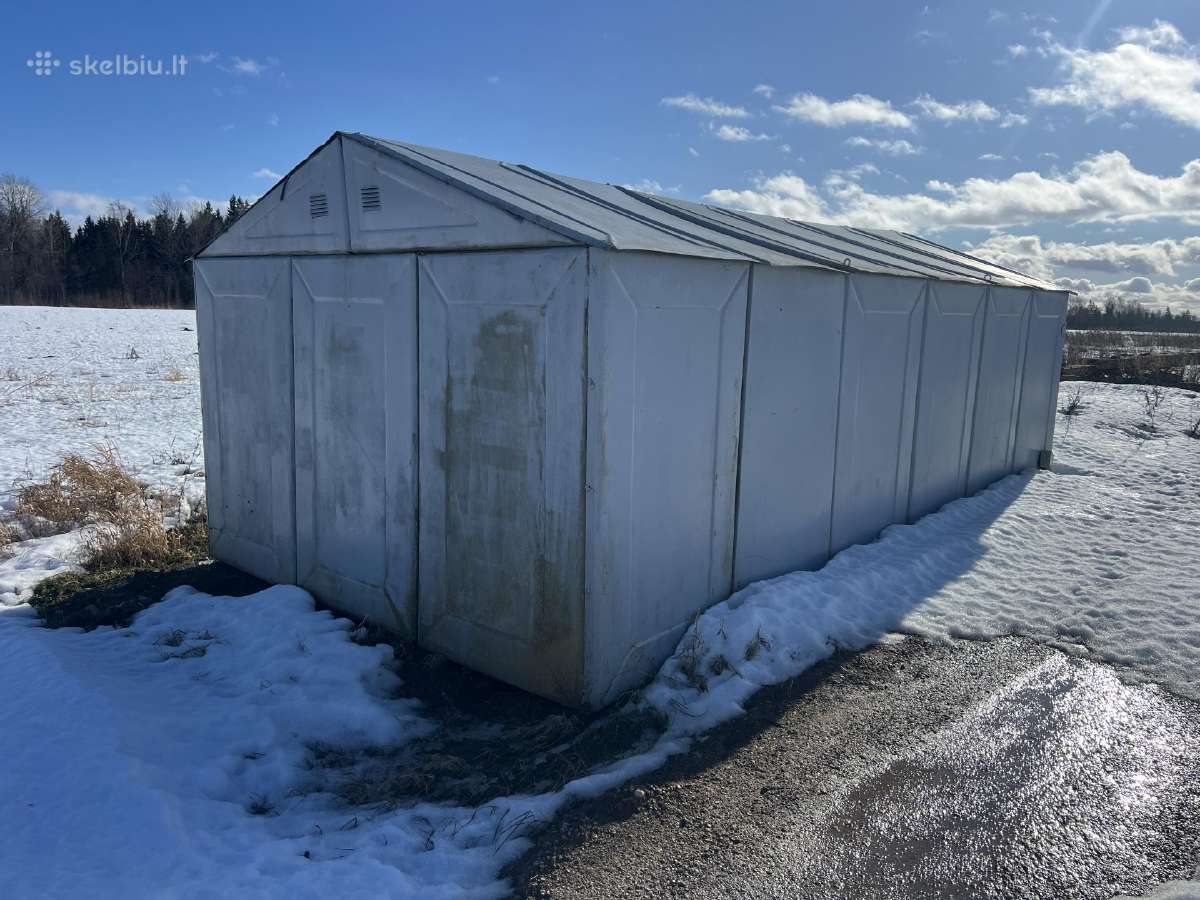 Statybinis vagonelis, kilnojamas garažas