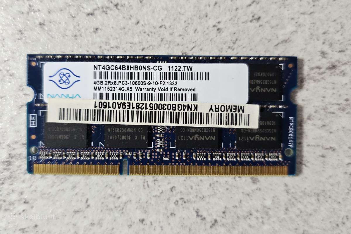 Sodimm ddr3 4gb