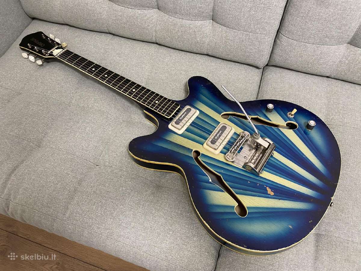 Orfeus Hebros hollowbody elektrine gitara. 60s
