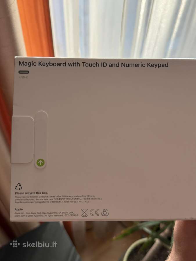Naujas Magic Keyboard Touch Id Type C - nuotraukos Nr. 3