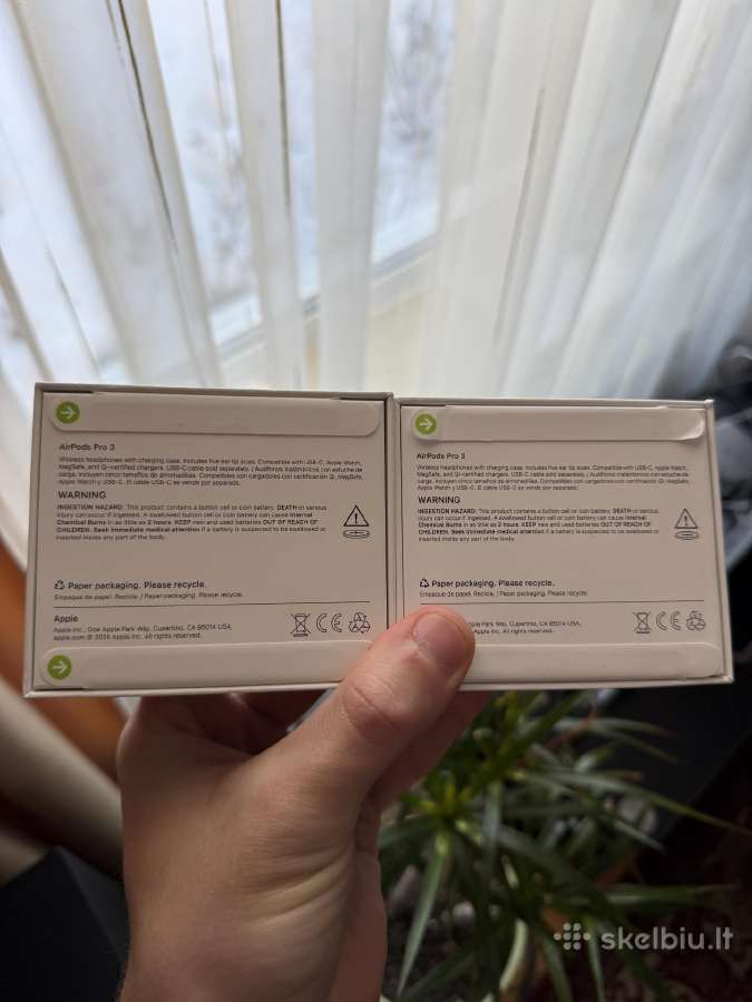 100% Originalūs Apple Airpods Pro 3 - nuotraukos Nr. 2