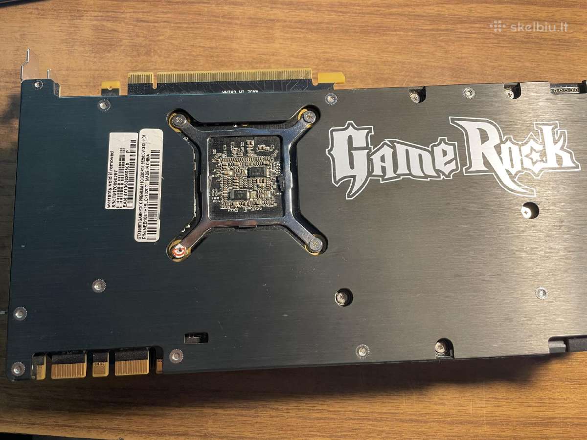 Palit Gamerock Gtx 1080 11gb Ti - nuotraukos Nr. 2