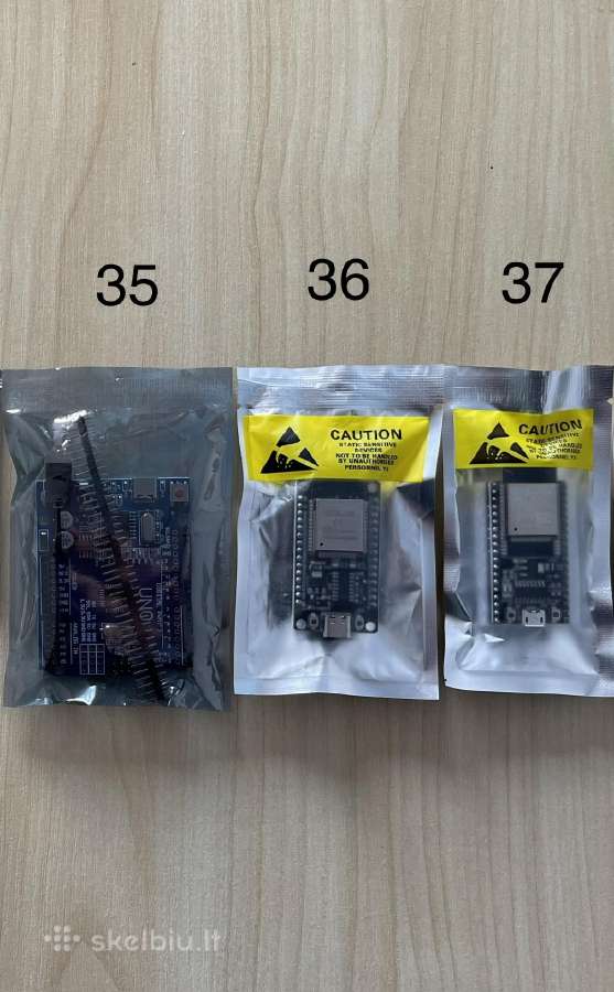 Arduino sensoriai moduliai esp32 mikrokontroleriai - nuotraukos Nr. 4