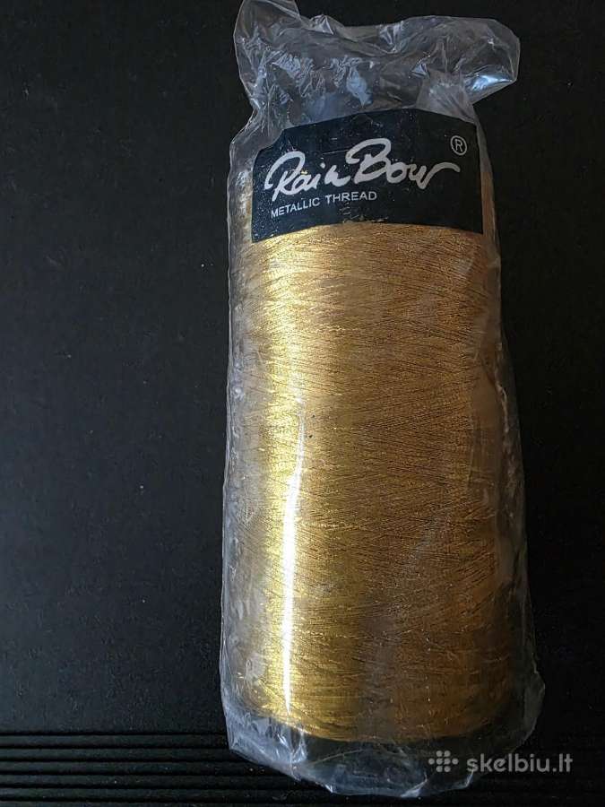 Auksinis metalizuotas siūlas Rai Bow 5000 m (Nt120