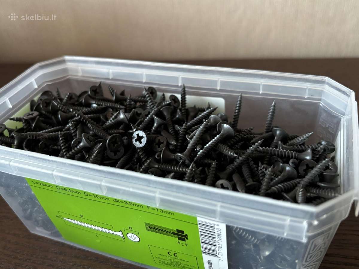 Essve Gipskartonio varžtai 3,5x25 - nuotraukos Nr. 3