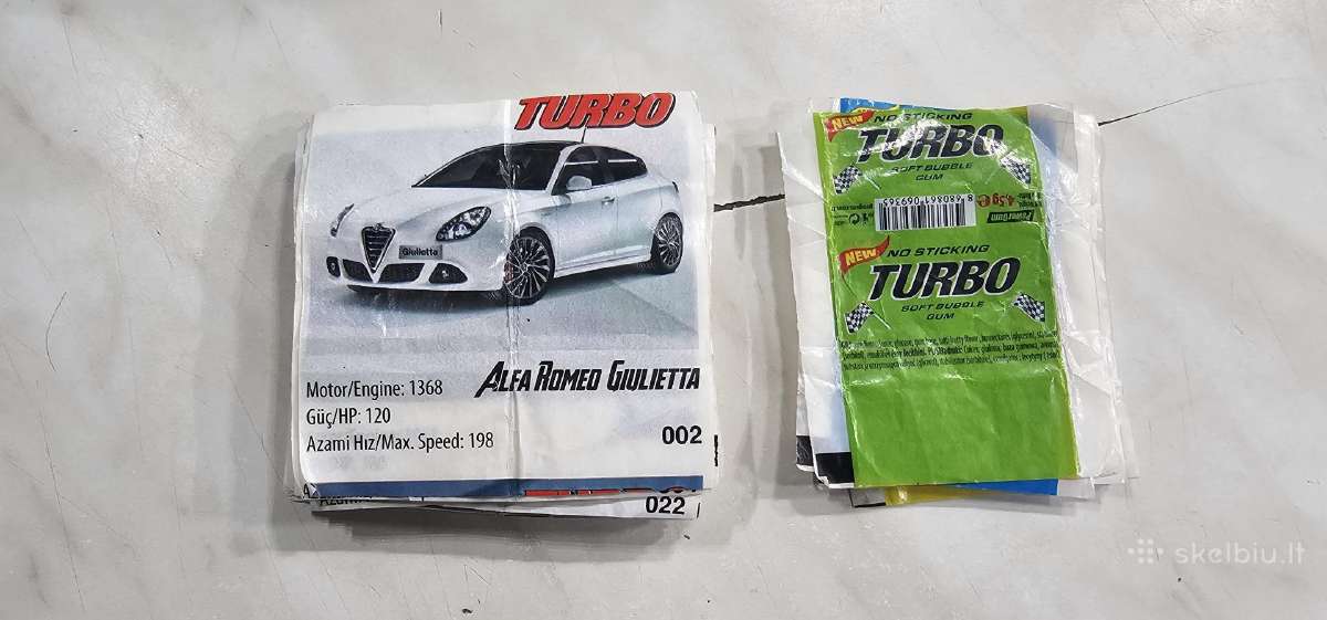 Kramtomos gumos turbo