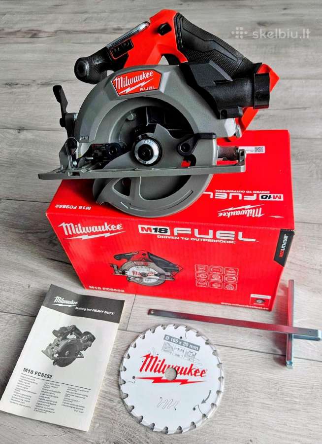 Milwaukee M18 Fcs552 diskinis pjūklas