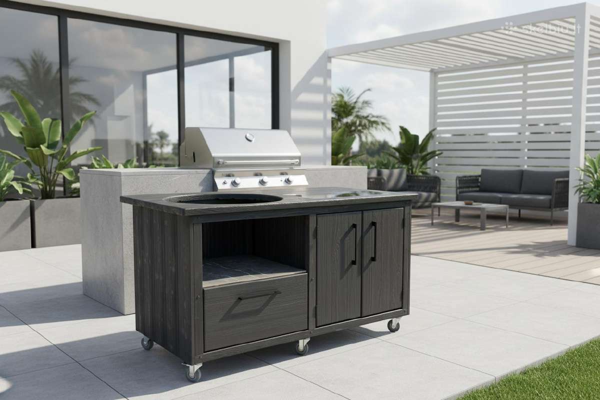 Kamado stalas Kamado kepsninė grilius - nuotraukos Nr. 18