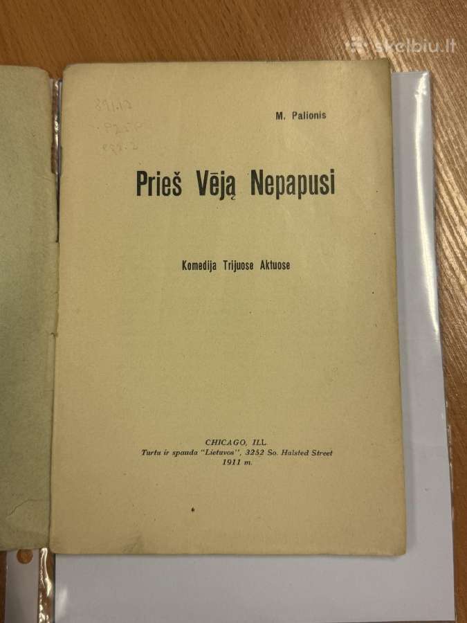 Prieš Vėją Nepapusi 1910 - nuotraukos Nr. 2