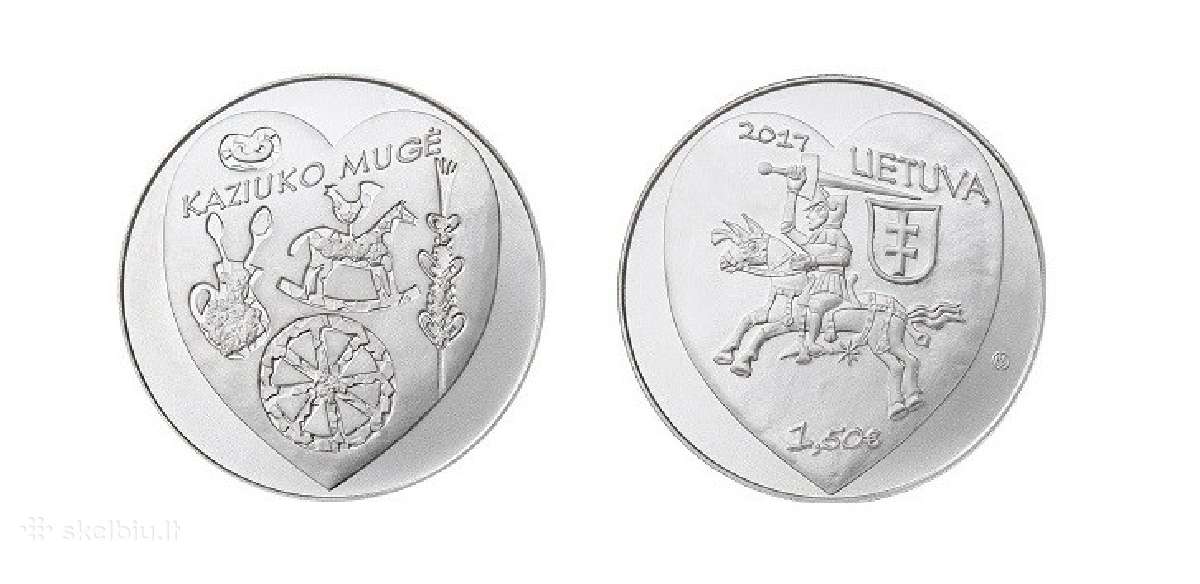 5 ir 1,5 eurų, skirtos Kaziuko mugei - nuotraukos Nr. 2