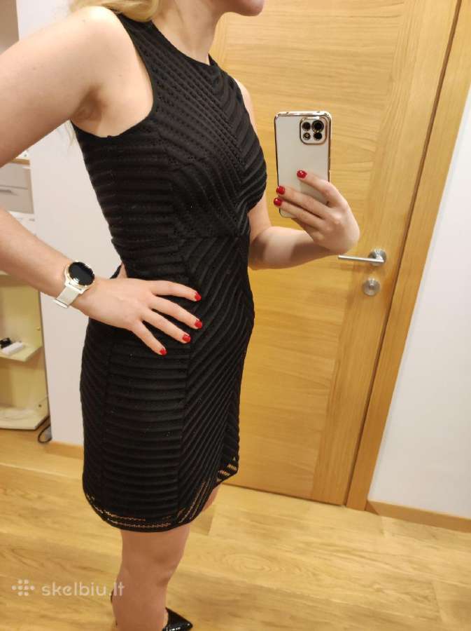 H&m maža juoda suknelė, S dydis - nuotraukos Nr. 9