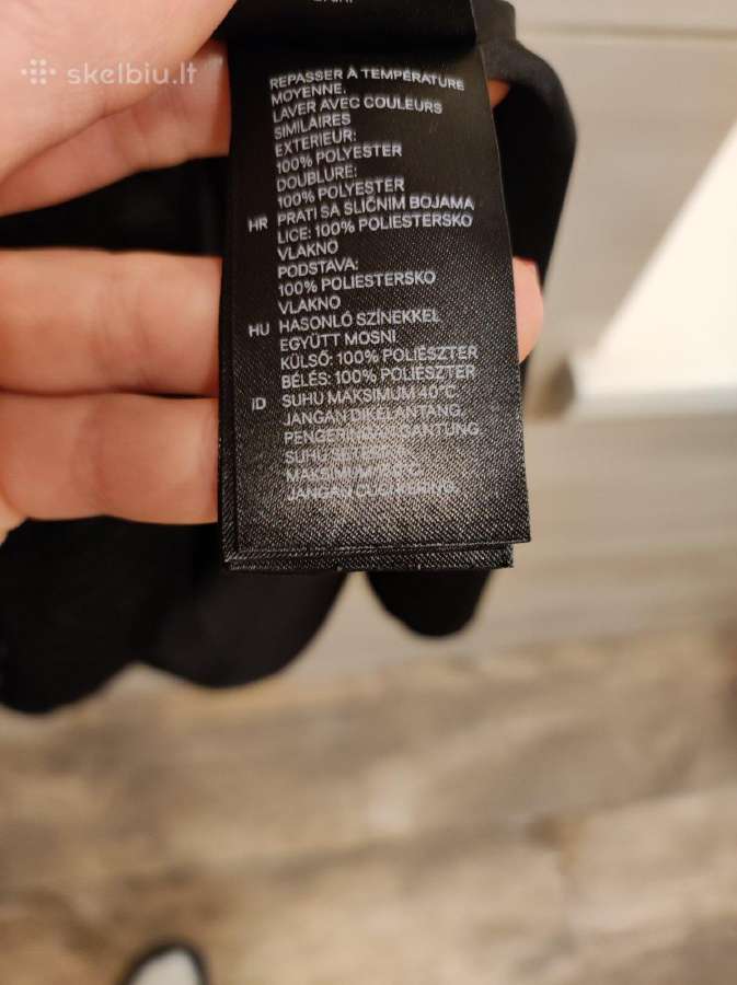 H&m maža juoda suknelė, S dydis - nuotraukos Nr. 18
