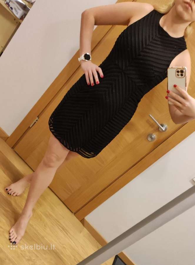 H&m maža juoda suknelė, S dydis - nuotraukos Nr. 8