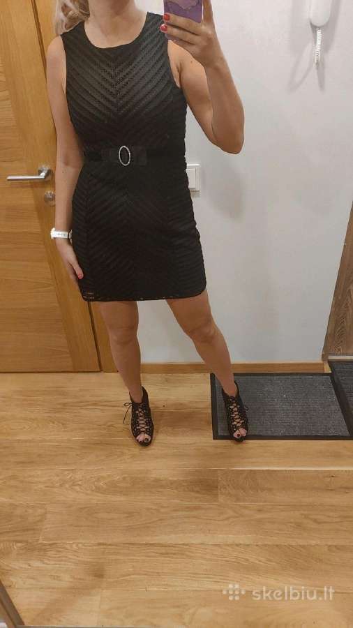 H&m maža juoda suknelė, S dydis - nuotraukos Nr. 2