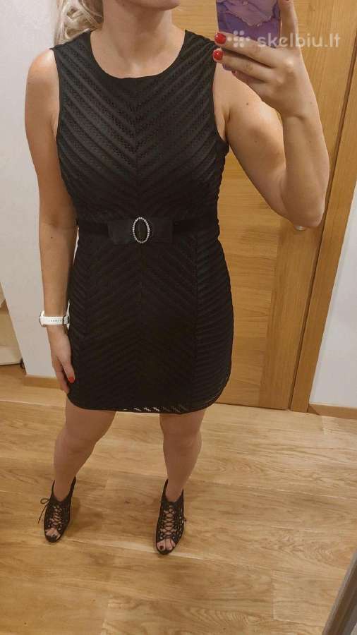 H&m maža juoda suknelė, S dydis