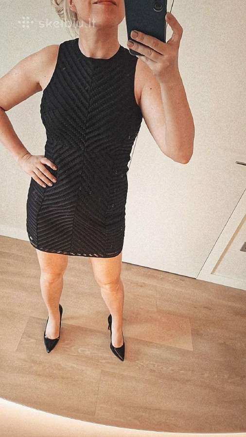 H&m maža juoda suknelė, S dydis - nuotraukos Nr. 3
