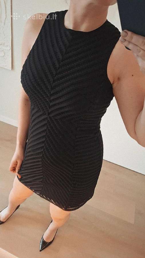 H&m maža juoda suknelė, S dydis - nuotraukos Nr. 5