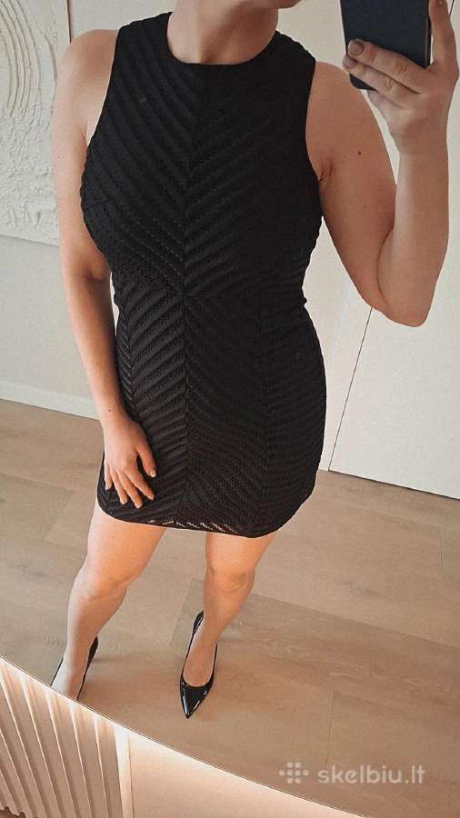 H&m maža juoda suknelė, S dydis - nuotraukos Nr. 4